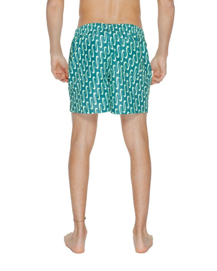 Nike Green Polyester Swim Shorts