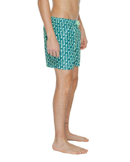 Nike Green Polyester Swim Shorts