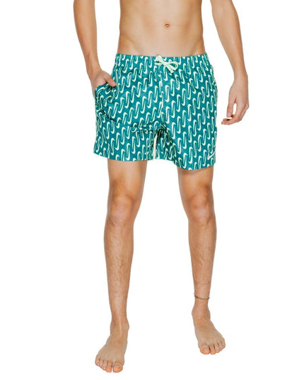 Nike Green Polyester Swim Shorts
