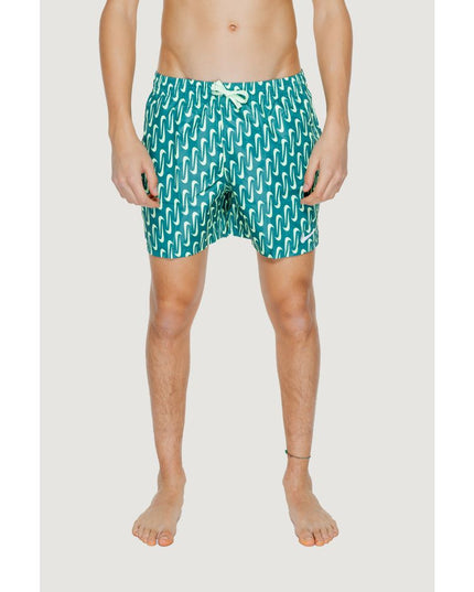 Nike Green Polyester Swim Shorts