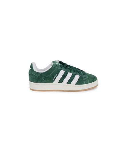 Adidas Originals Green Suede Leather Low Top Sneakers