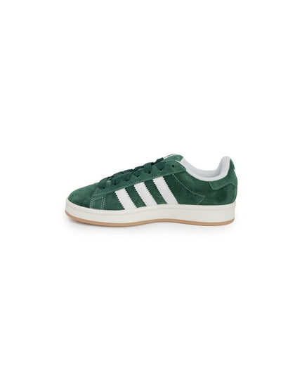 Adidas Originals Green Suede Leather Low Top Sneakers