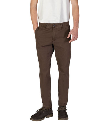 Borghese Brown Cotton Skinny Pants