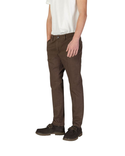 Borghese Brown Cotton Skinny Pants