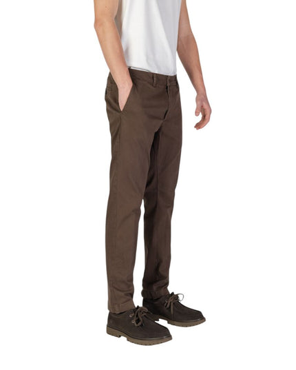 Borghese Brown Cotton Skinny Pants