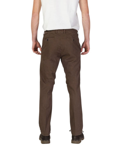 Borghese Brown Cotton Skinny Pants