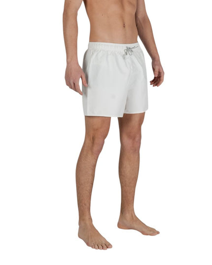 EA7 Emporio Armani Bicolor Polyester Swim Shorts