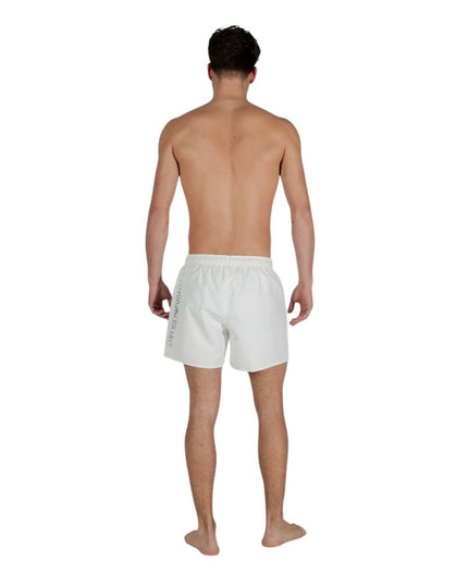 EA7 Emporio Armani Bicolor Polyester Swim Shorts
