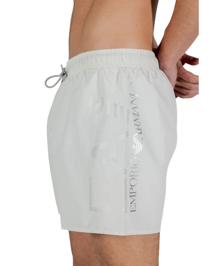EA7 Emporio Armani Bicolor Polyester Swim Shorts