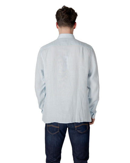 Lacoste Blue Linen Shirt