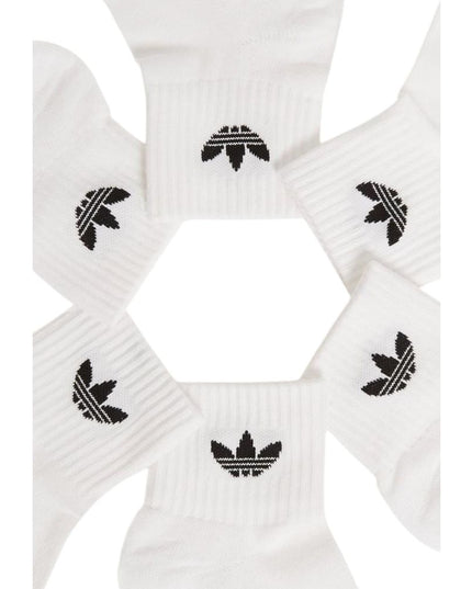 Adidas Originals White Cotton Socks