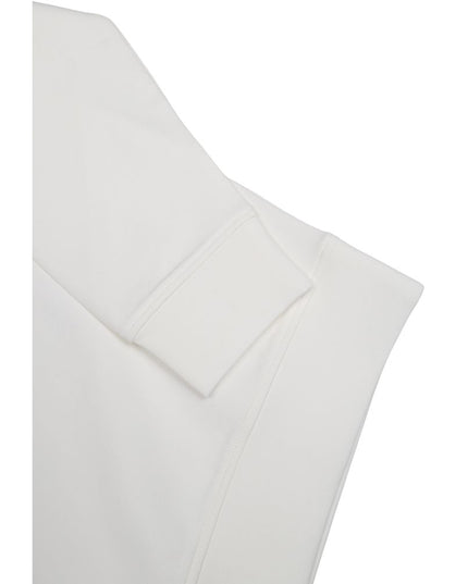 Emporio Armani White Cotton Sweatshirt