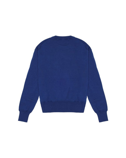 Love Moschino Blue Wool Sweatshirt