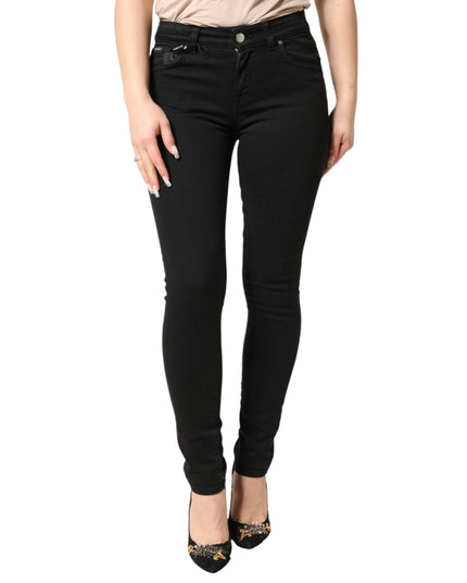 Dolce & Gabbana Black Cotton Stretch Skinny Denim Jeans