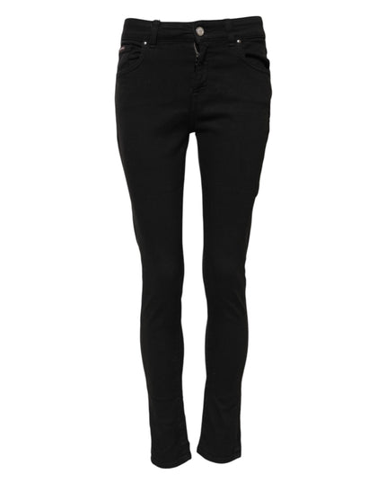 Dolce & Gabbana Black Cotton Casual Skinny Denim Jeans