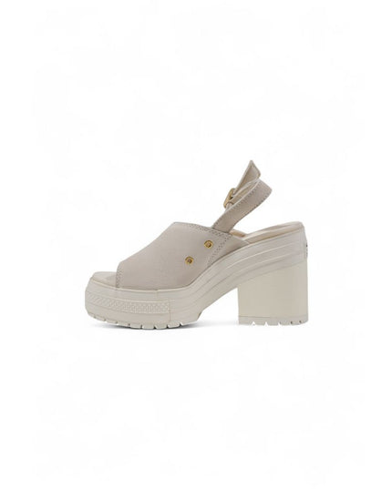 Converse Bicolor Suede Leather High Heel Pumps