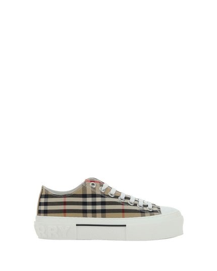 Burberry Brown Rubber Low Top Sneakers