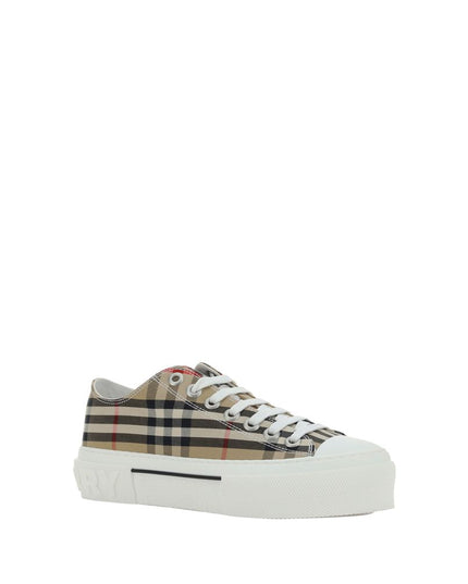 Burberry Brown Rubber Low Top Sneakers