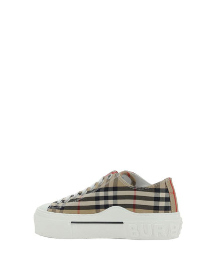 Burberry Brown Rubber Low Top Sneakers