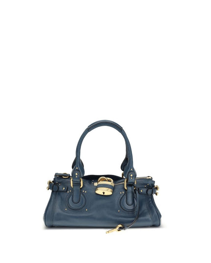 Chloé Blue Calf Leather Bos Taurus Shoulder Bag