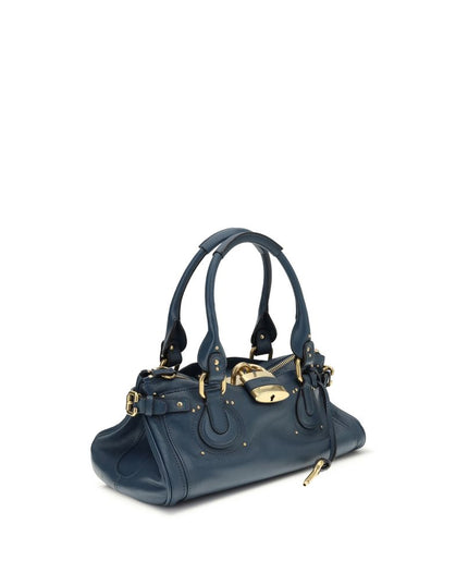 Chloé Blue Calf Leather Bos Taurus Shoulder Bag
