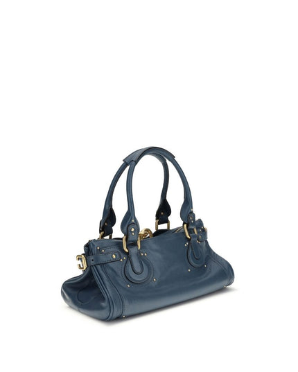 Chloé Blue Calf Leather Bos Taurus Shoulder Bag