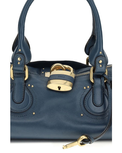 Chloé Blue Calf Leather Bos Taurus Shoulder Bag