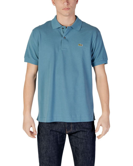 Lacoste Blue Cotton Polo Shirt