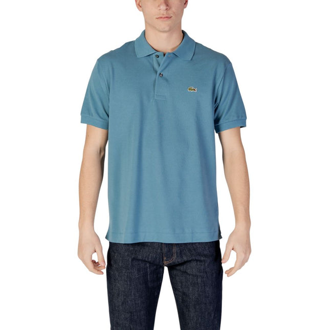 Lacoste Blue Cotton Polo Shirt