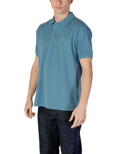 Lacoste Blue Cotton Polo Shirt