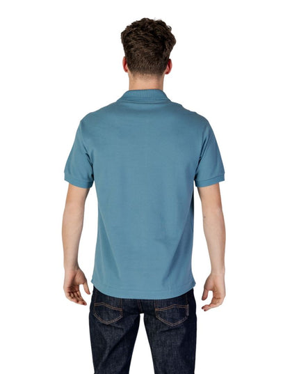 Lacoste Blue Cotton Polo Shirt