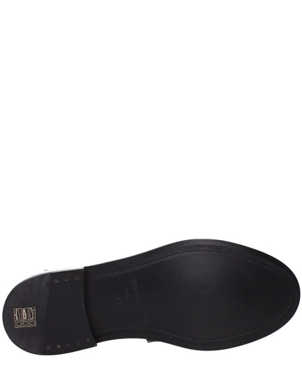 Givenchy Black Leather Slip-On Loafers