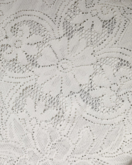 Dolce & Gabbana White Embroidery Lace Cotton Blouse Top