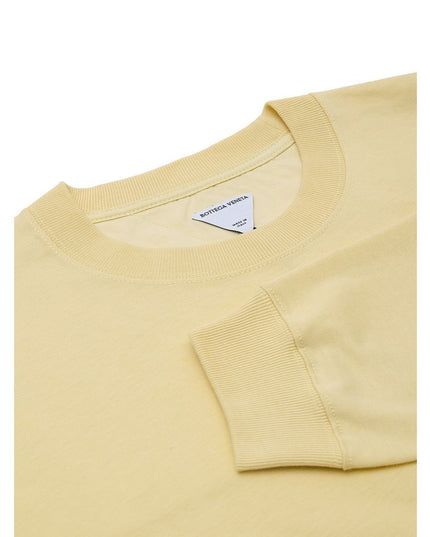 Bottega Veneta Yellow Cotton Sweatshirt