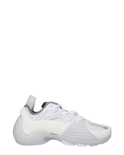 Lanvin White Leather Athletic Sneakers