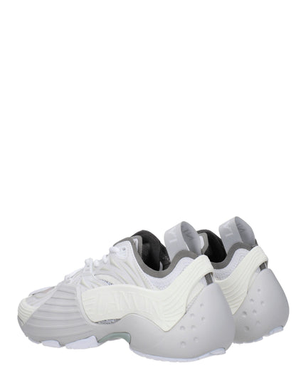 Lanvin White Leather Athletic Sneakers