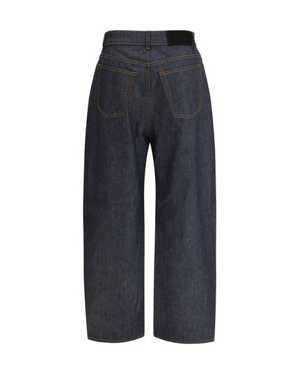 Givenchy Blue Cotton Casual Pants