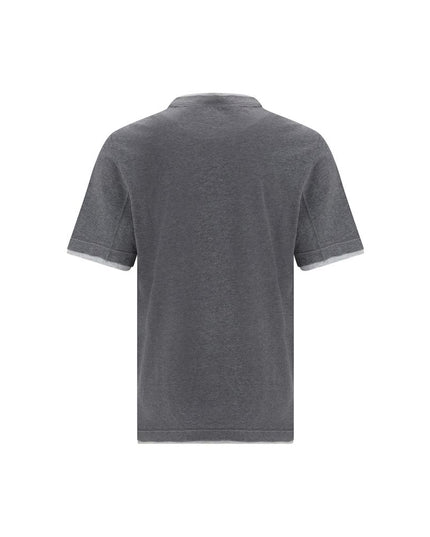 Brunello Cucinelli Gray Cotton Sportswear