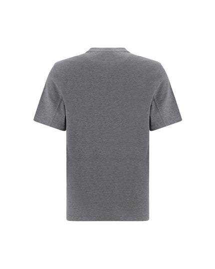 Brunello Cucinelli Gray Cotton T-Shirt