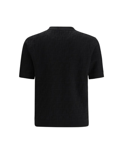 Fendi Black Cotton T-Shirt