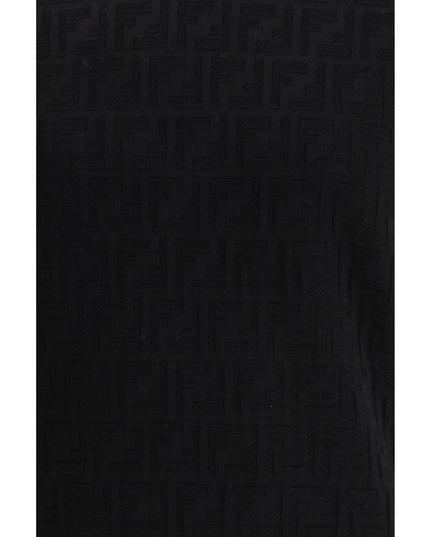 Fendi Black Cotton T-Shirt
