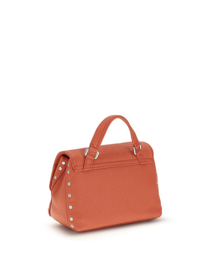 Zanellato Red Calf Leather Bos Taurus Shoulder Bag