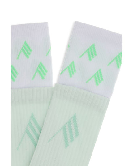 The Attico Green Cotton Socks