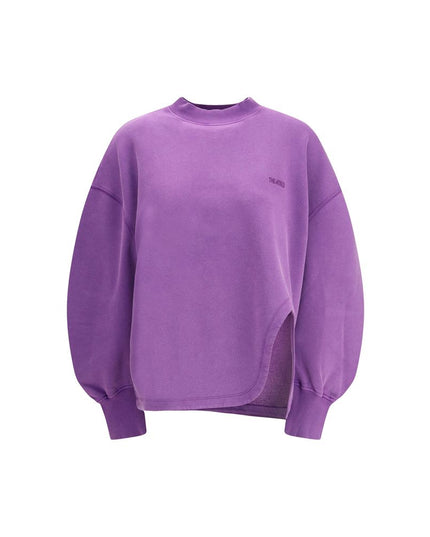 The Attico Purple Cotton Sweatshirt