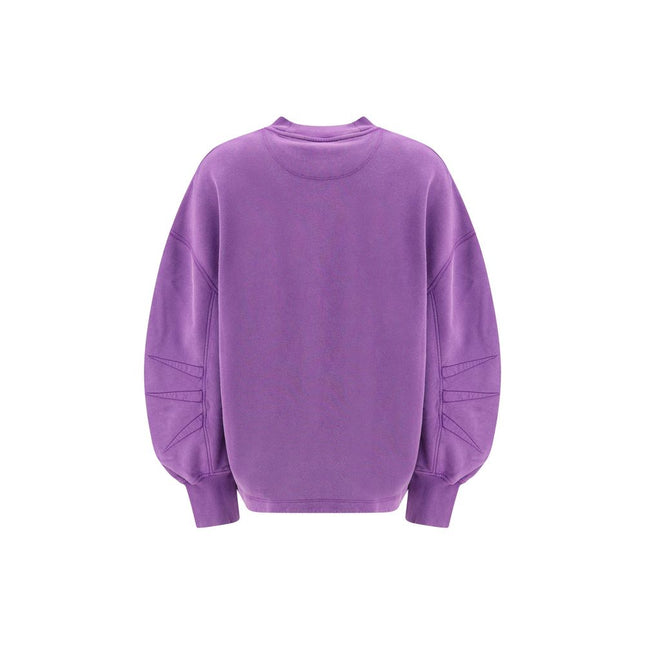 The Attico Purple Cotton Sweatshirt