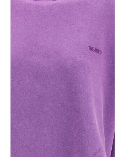 The Attico Purple Cotton Sweatshirt