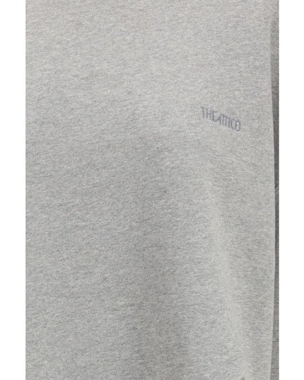 The Attico Gray Cotton Sweatshirt