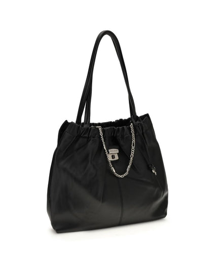 Marc Jacobs Black Calf Leather Bos Taurus Shoulder Bag