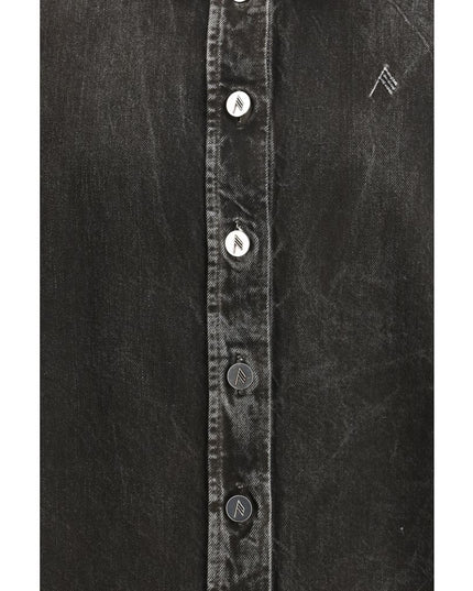 The Attico Black Denim Shirt