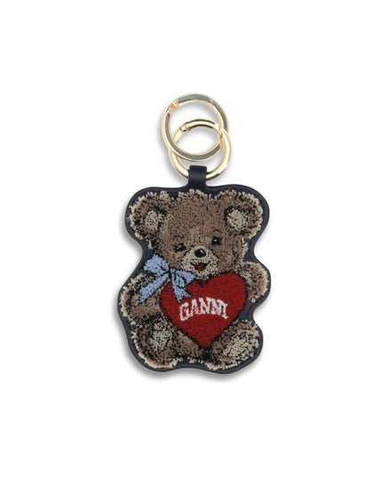 Ganni Multicolor Polyamide Keychain